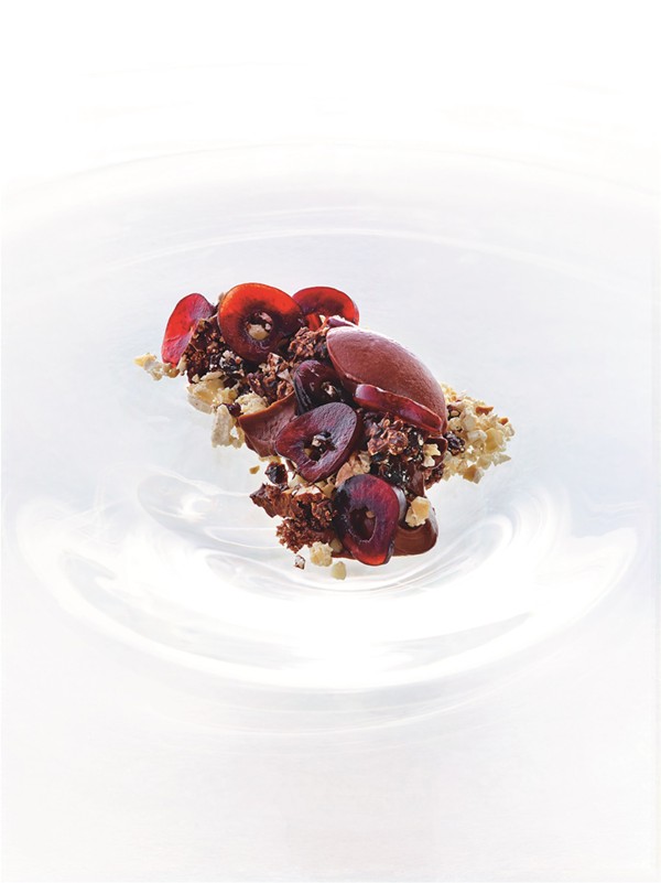 Chocolate, cherries, nougat