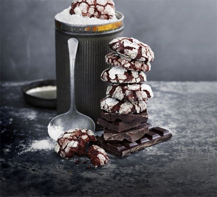 Chocolate cherry cookies