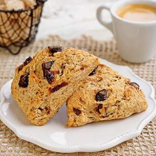 Chocolate-cherry scones