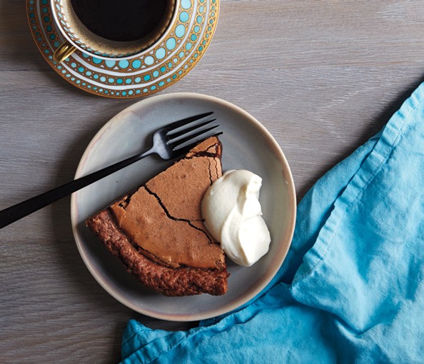 Chocolate chess pie