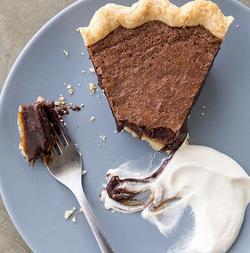 Chocolate chess pie