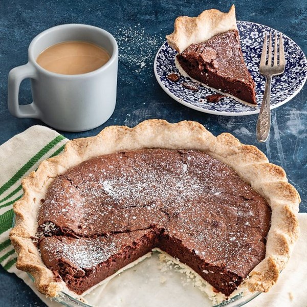 Chocolate chess pie