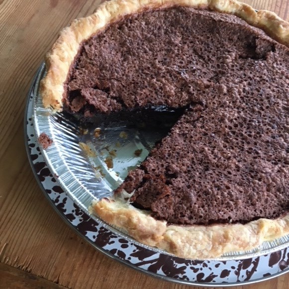 Chocolate chess pie