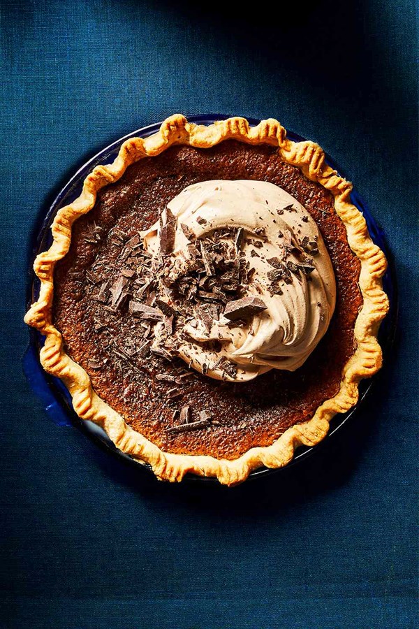 Chocolate chess pie