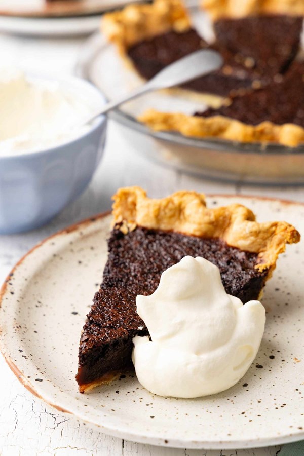 Chocolate chess pie