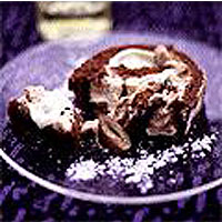 Chocolate chestnut rum roulade