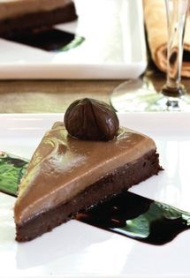 Chocolate chestnut torte