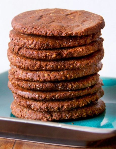 Chocolate chia cookies