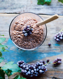 Chocolate chia pudding