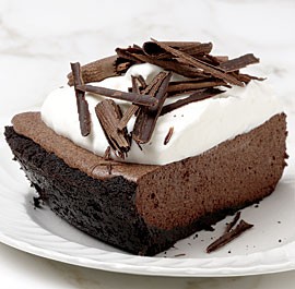Chocolate chiffon pie