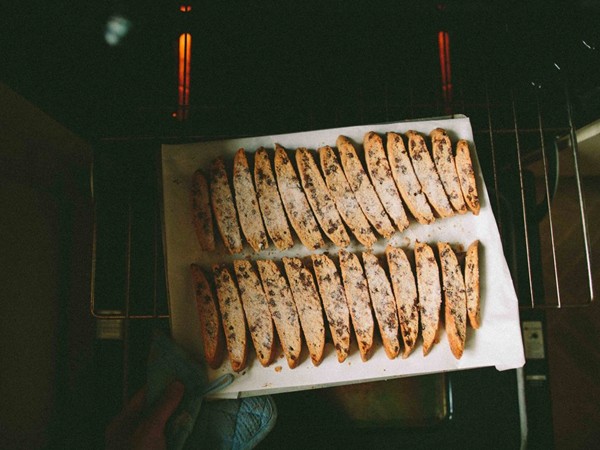 Chocolate chip + orange mandel bread