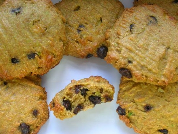 Chocolate chip avocado cookies