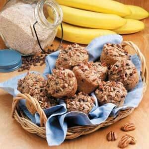 Chocolate chip banana muffins