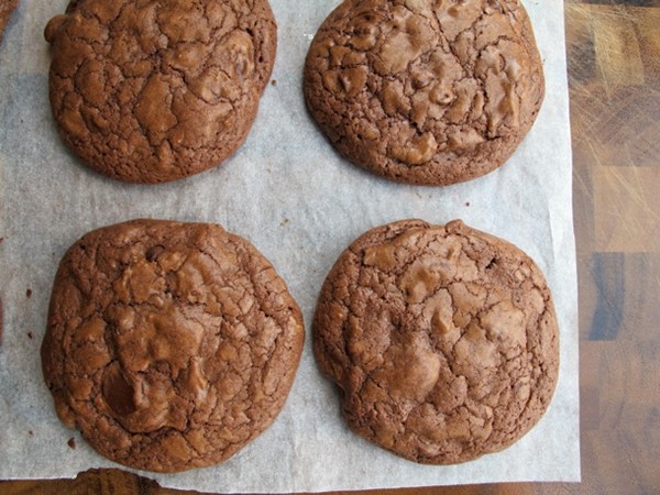Chocolate chip brownie cookies
