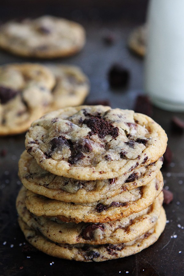 Chocolate chip brownie cookies