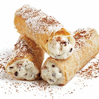 Chocolate chip cannoli