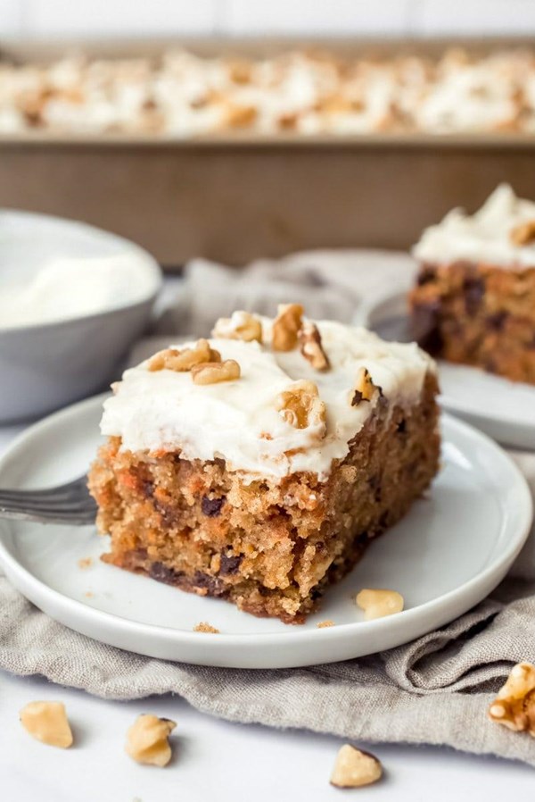 Chocolate chip carrot cake