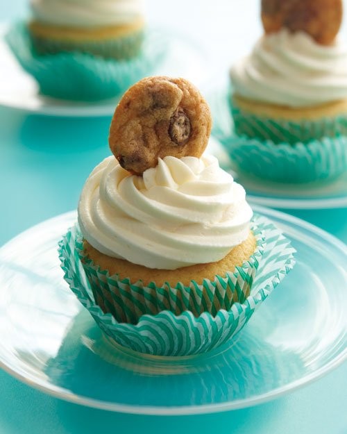 Chocolate chip cookie cupcakes