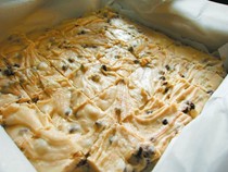 Chocolate chip cookie dough fudge