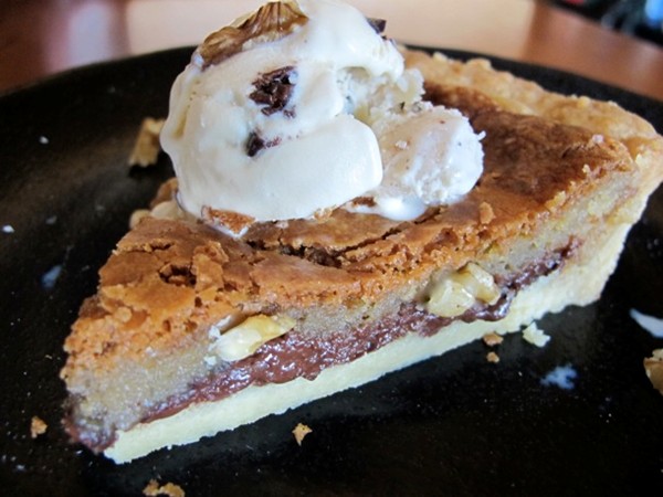 Chocolate chip cookie tart
