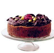 Chocolate chip hazelnut cake with chocolate butter cream