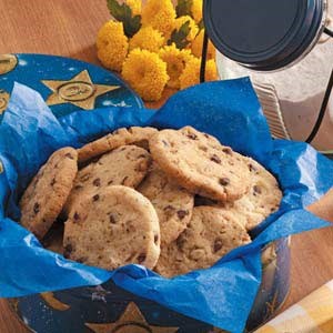 Chocolate chip icebox cookies