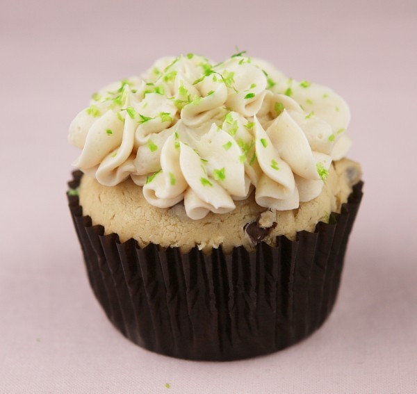 Chocolate chip-Irish cream cupcakes with Bailey's buttercream