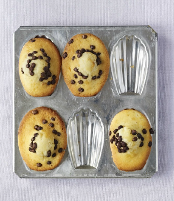 Chocolate chip madeleines