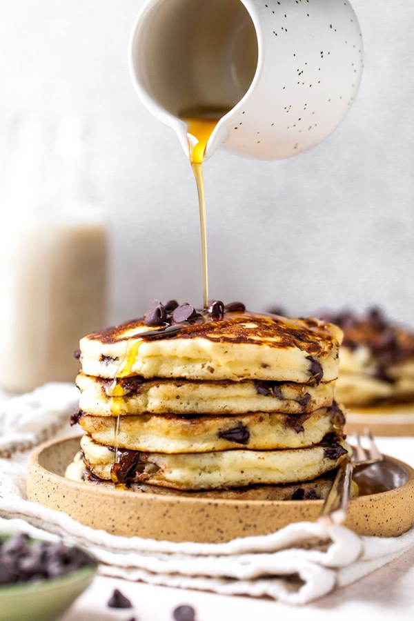 Chocolate chip pancakes