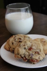 Chocolate chip pecan cookies