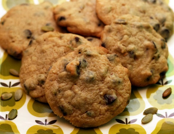 Chocolate chip pepita cookies
