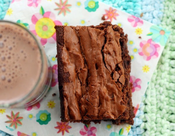 Chocolate chip toffee brownies