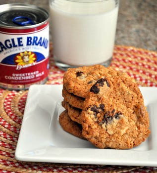 Chocolate chip treasure cookies