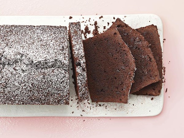 Chocolate-chocolate chip pound cake 