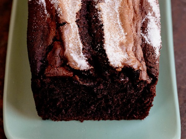 Chocolate chocolate teacake