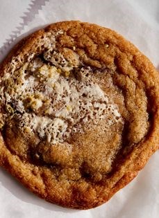 Chocolate chunk halvah cookies
