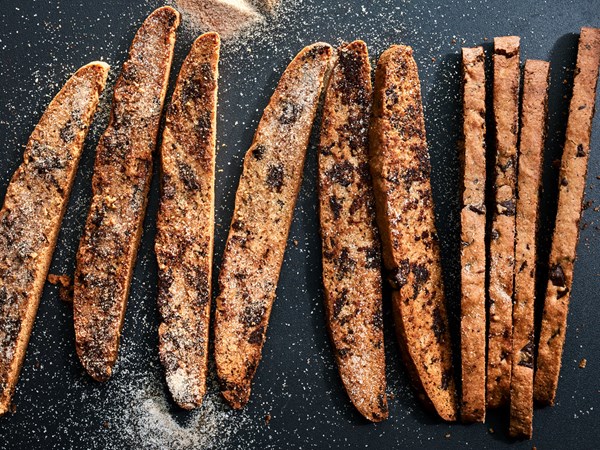 Chocolate chunk mandel bread