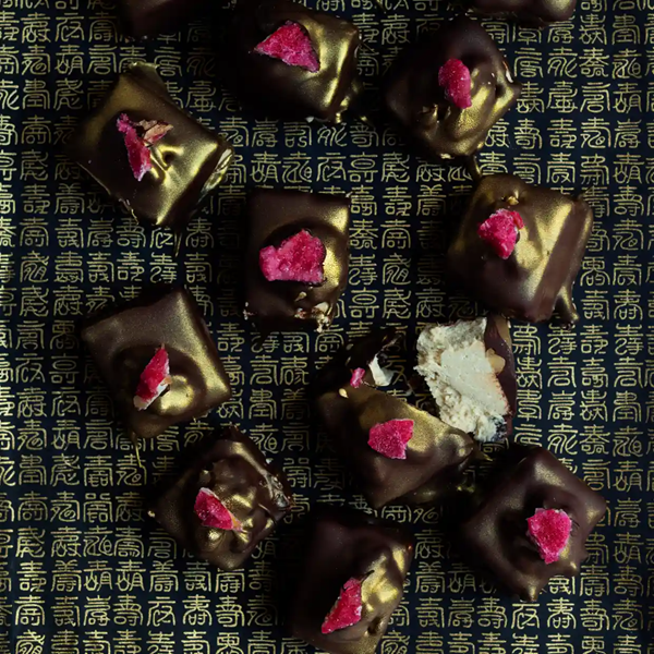 Chocolate-coated halva