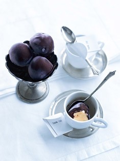 Chocolate-coated ice-cream bombs
