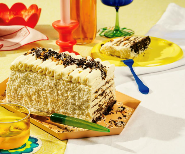 Chocolate coconnetta parfait cake