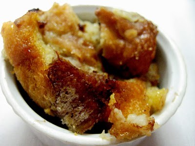 Chocolate coconut banana bread pudding