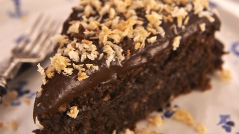 Chocolate coconut cake
