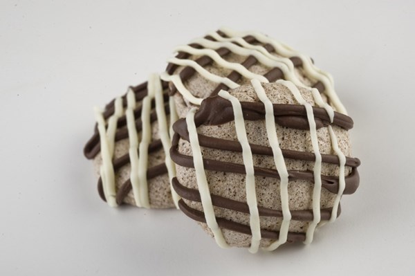 Chocolate coconut meringues