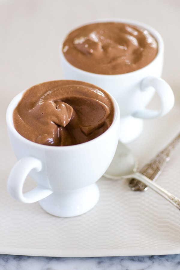 Chocolate-coconut mousse