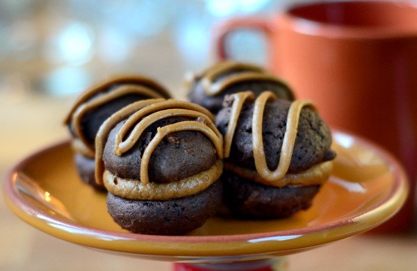 Chocolate coffee whoopie pies