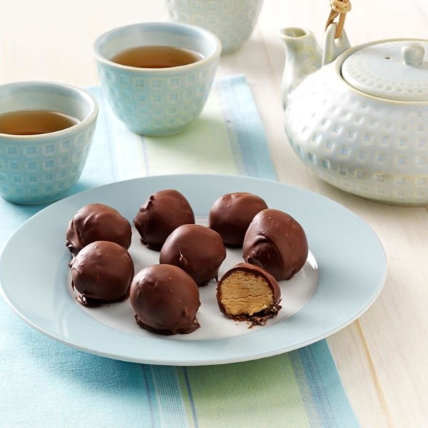 Chocolate-covered buckeyes
