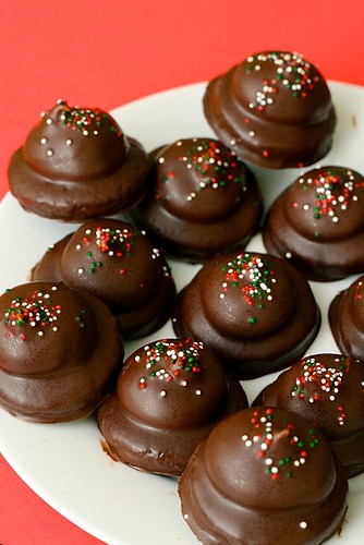 Chocolate covered marshmallow cookies