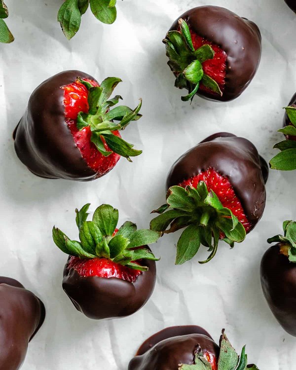 Chocolate-covered strawberries