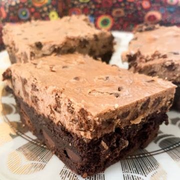 Chocolate cream cheese brownies