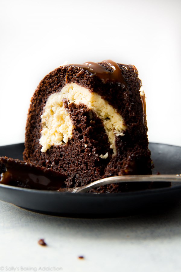 Chocolate cream cheese bundt cake